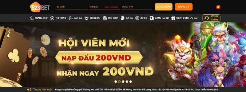 Tận hưởng hành trình bắn cá 523bet và nhận tiền thưởng